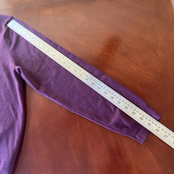 Brooks Brothers Extra Fine Merino Wool Purple Color Men’s Size L. - Picture 6 of 7